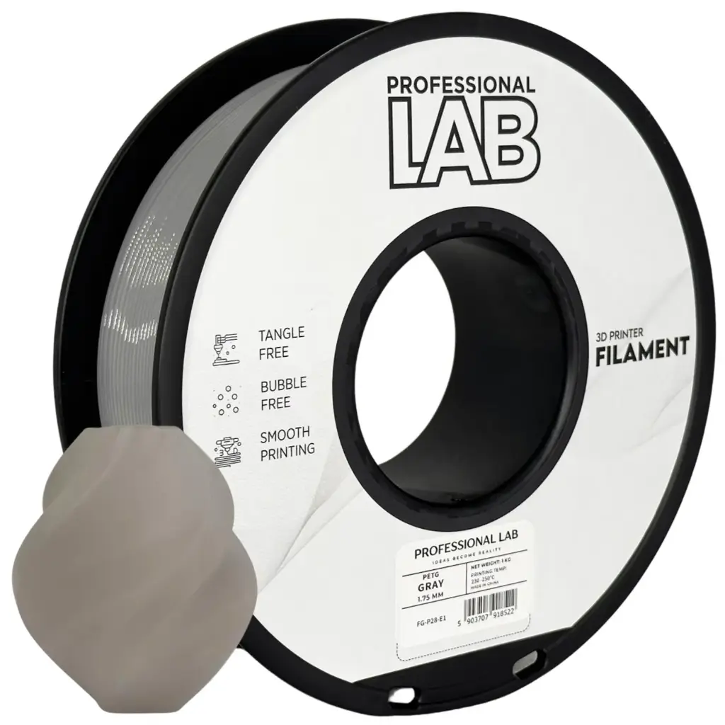 Filament imprimanta 3D PETG Gray - Prof. Lab 1.75mm 1KG
