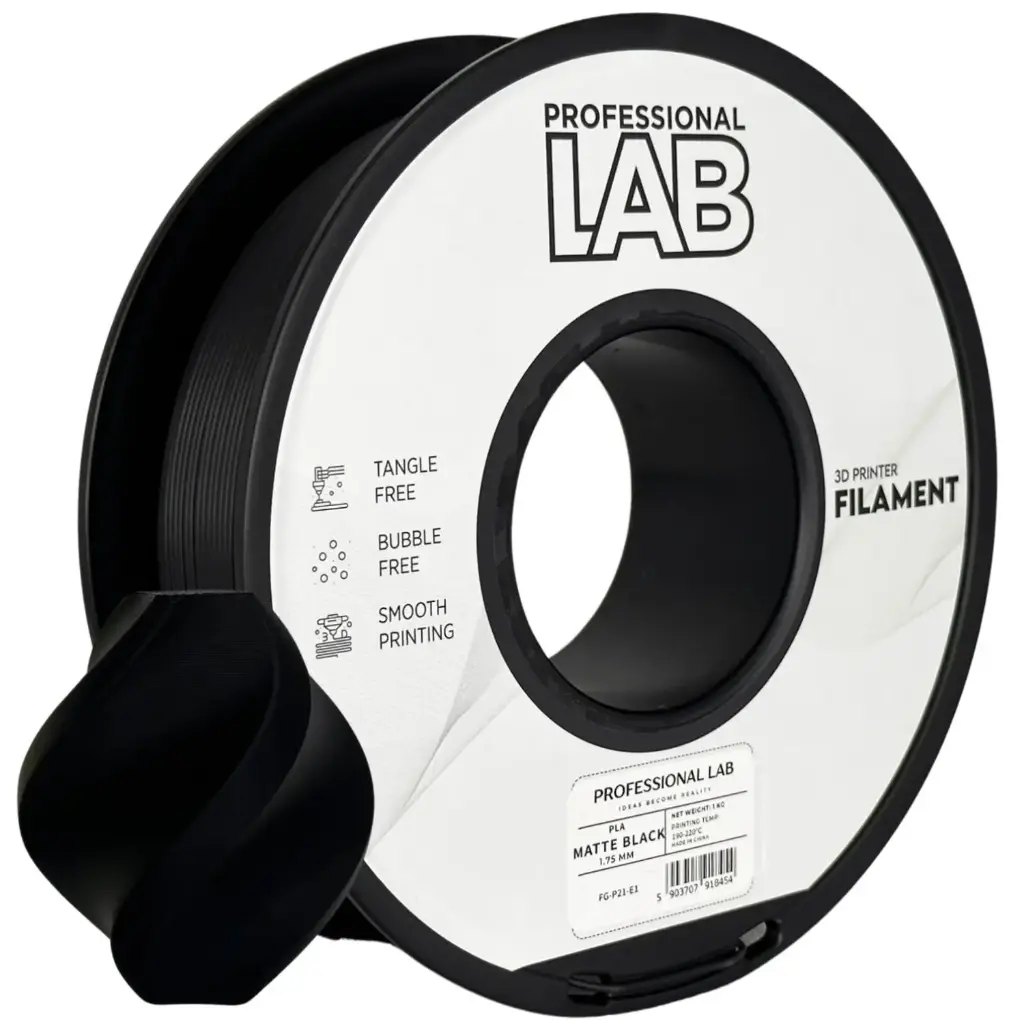 Filament imprimanta 3D PLA Matte Black - Prof. Lab 1.75mm 1KG