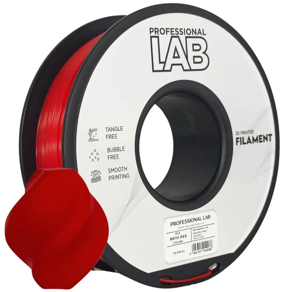 Filament imprimanta 3D PLA Meta Red - Prof. Lab 1.75mm 1KG