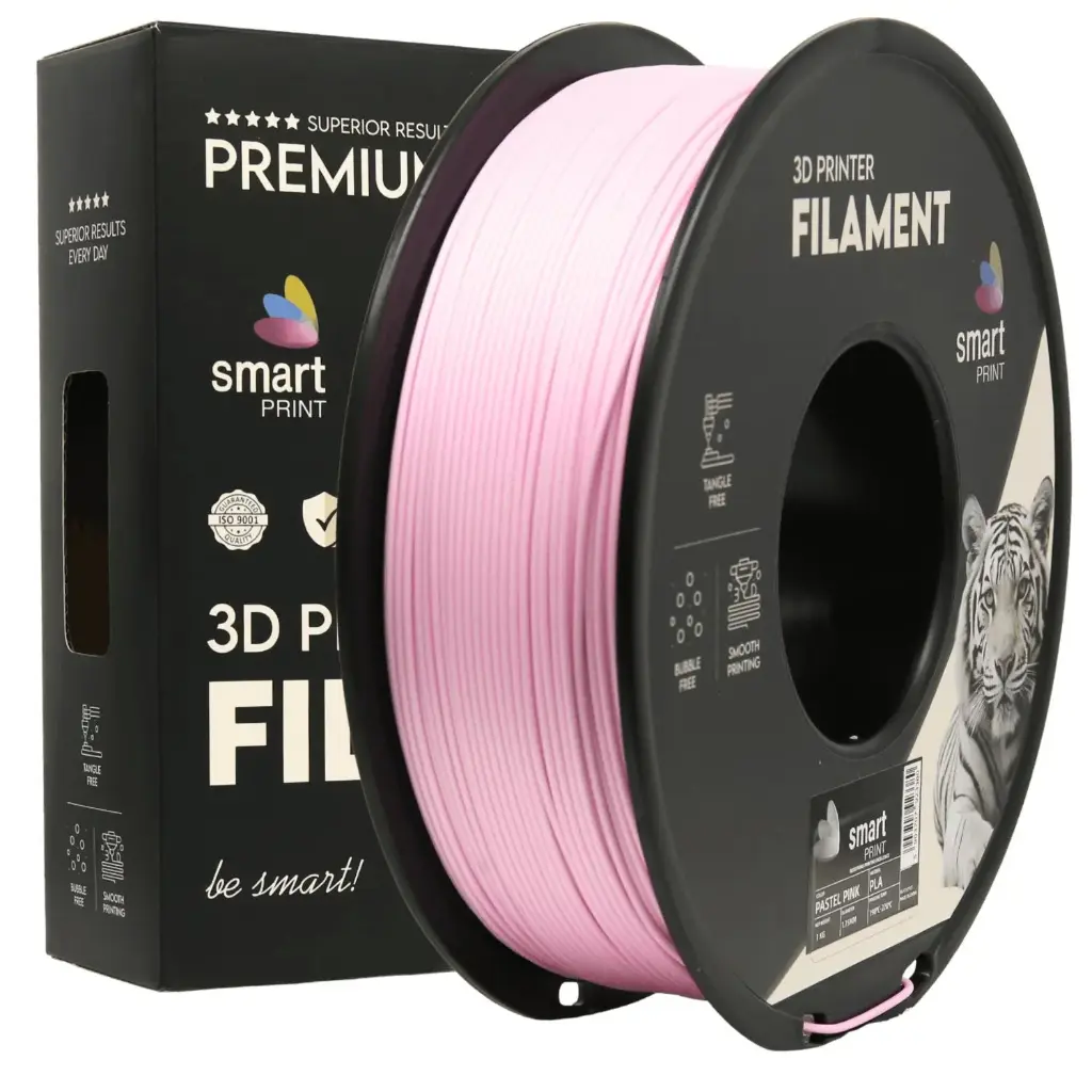 Filament imprimanta 3D PLA Pastel Pink - Smart Print 1.75mm 1KG