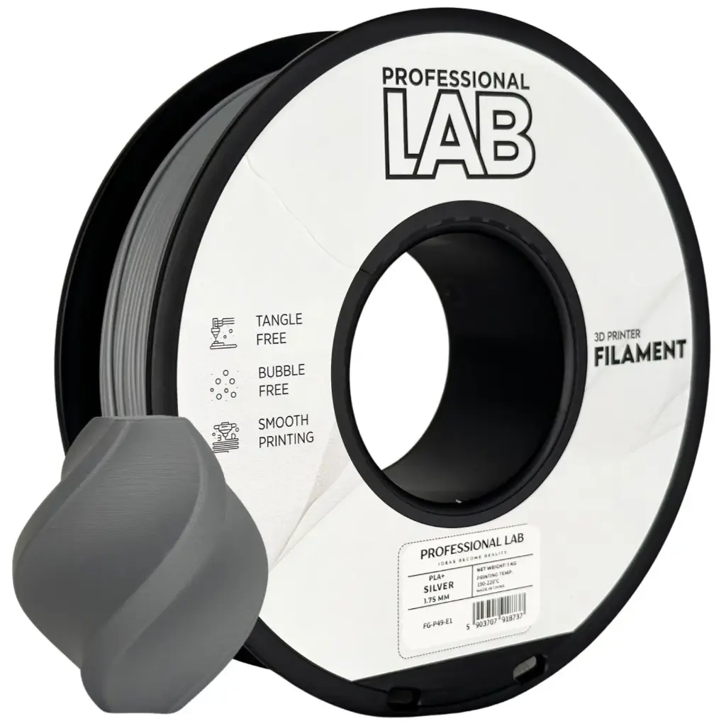 Filament imprimanta 3D PLA+ Silver - Prof. Lab 1.75mm 1KG