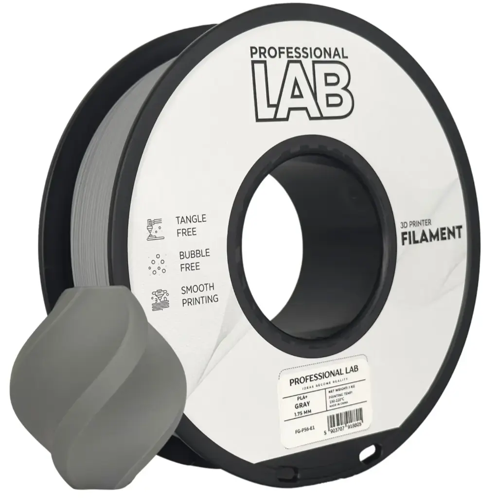 Filament imprimanta 3D PLA+ Gray - Prof. Lab 1.75mm 1KG