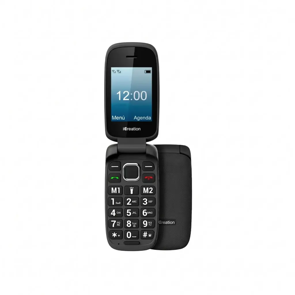 Telefon mobil iCreation C20 2G Dual SIM Negru