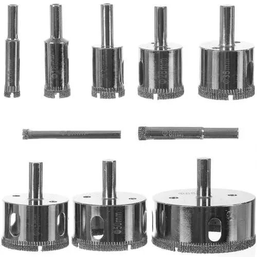 Set 10 coroane diamantate 6-68 mm Bigstren