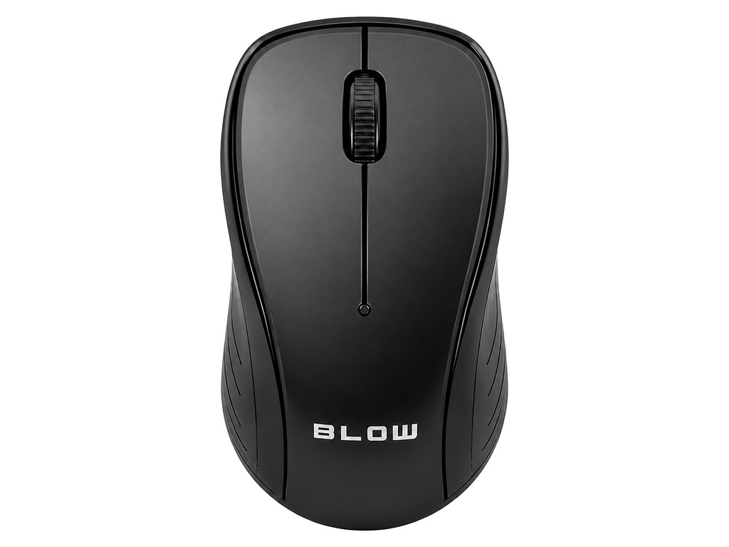 Mouse Bluetooth Blow MBT-100 negru, wireless, 3 butoane, rază 10 m, ambidextru, alimentare 2 x AAA