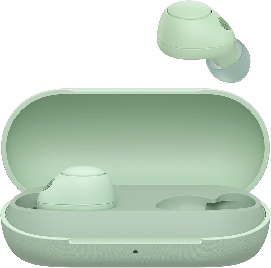 Căști intra-auriculare fără fir Sony Ultra Compact WFC700NG.CE7, verde
