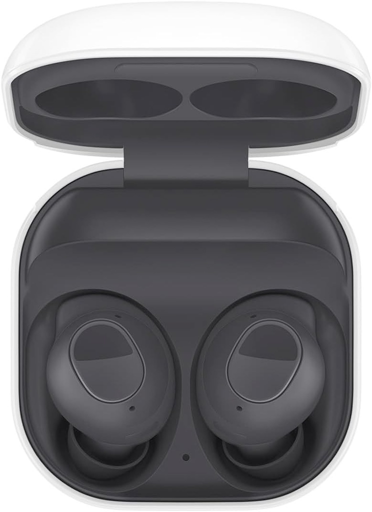 Casti Bluetooth Samsung Galaxy Buds FE True Wireless, anulare activa a zgomotului (ANC), potrivire ergonomica, 3 microfoane, comenzi tactile, bas profund, grafit 2023 [versiunea italiana]