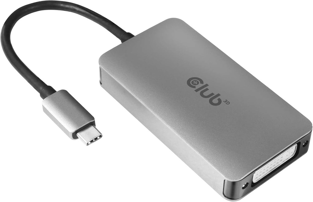 Adaptor activ Club 3D USB tip C la Dual Link DVI-D