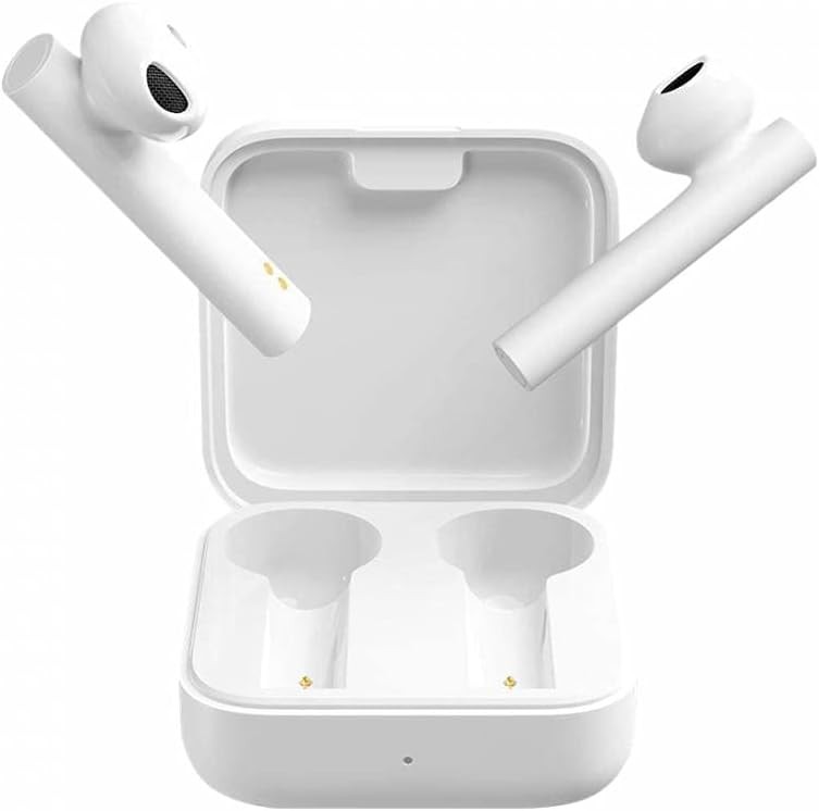Casti fara fir Xiaomi Mi True 2 Casti intraauriculare fara fir de baza (detectie in ureche, redare 5 ore, statie de incarcare tip C, mod o singura ureche, control tactil, carcasa de stocare cu functie de incarcare) Alb