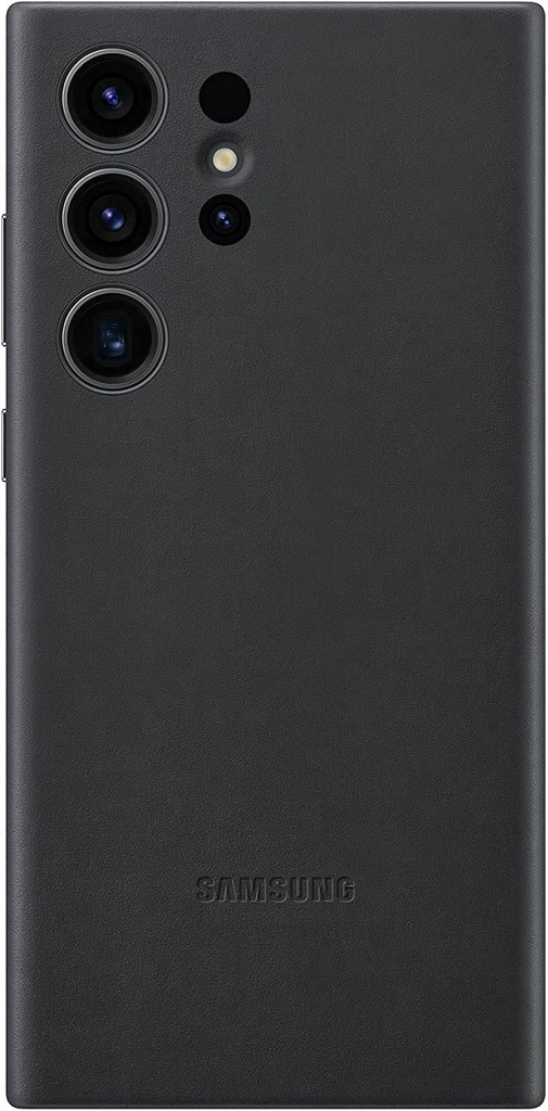 Husa din piele pentru smartphone Samsung EF-VS918 pentru Galaxy S23 Ultra, husa pentru telefon mobil, piele naturala, design subtire, neagra