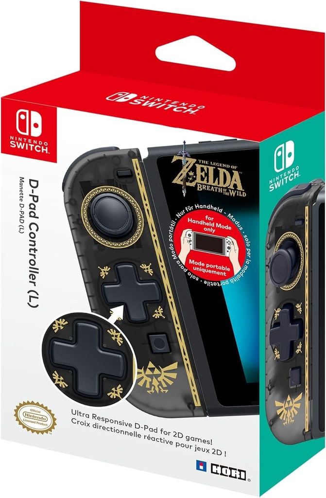 Controler HORI D-Pad (Zelda) D-Pad (L) pentru Nintendo Switch - Licentiat oficial