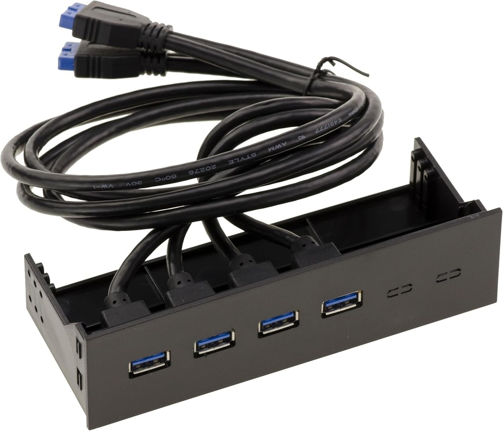 KALEA-INFORMATIQUE Panoul frontal 4 porturi USB 3.0 pentru Slot Bay de 5,25" USB3 Superspeed 5G