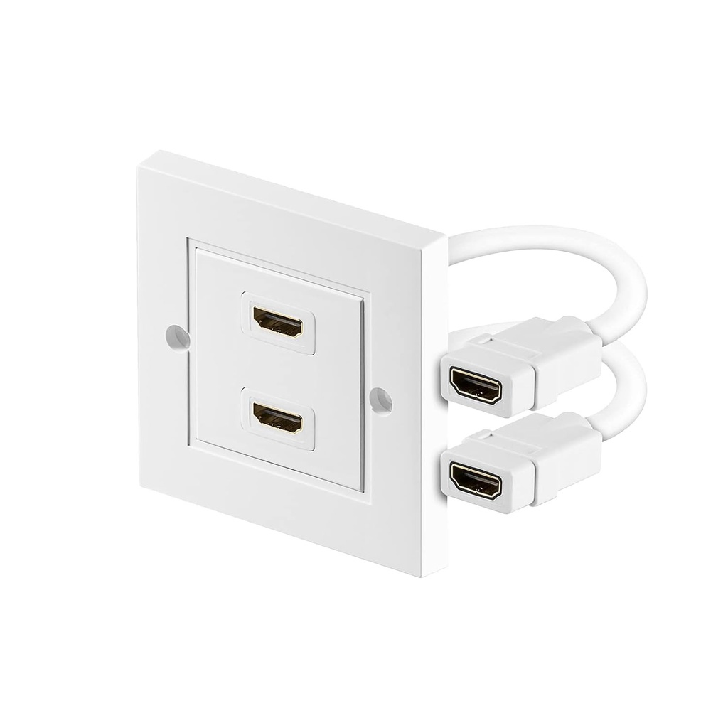 Wentronic MMK Priza de perete HDMI - Adaptor cablu (2 x HDMI) (importat)
