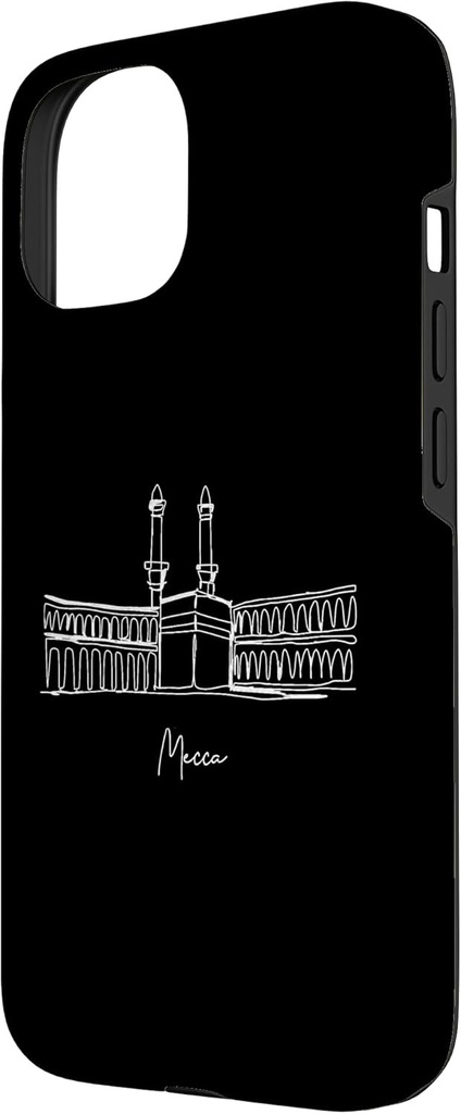 Husa pentru iPhone 15 Moscheea Sacra Masjid al-Haram Mecca Arabia Saudita