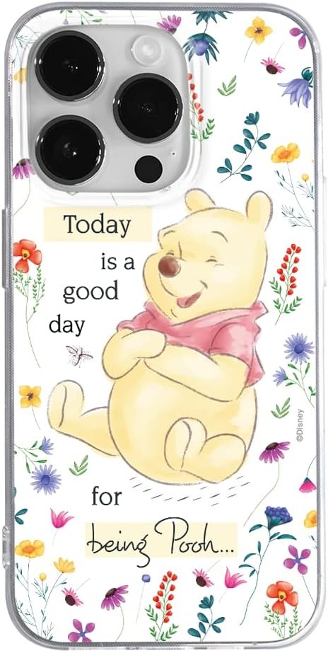 Husa telefon mobil Ert Group pentru Apple Iphone 14 PRO originala si licentiata oficial Disney, Winnie the Pooh si prietenii model 029 adaptata la forma smartphone-ului, carcasa TPU