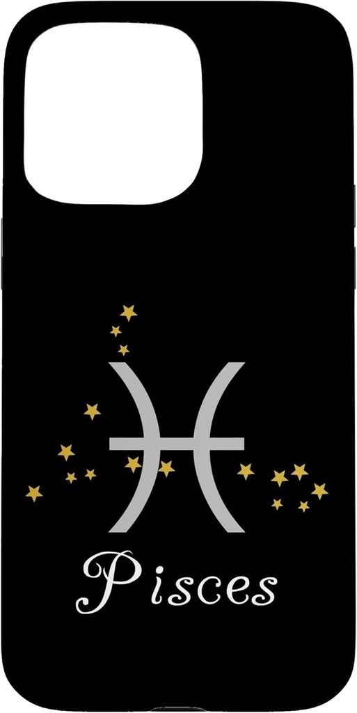 Husa pentru iPhone 15 Pro Max Zodiac Zodia Pesti, Constellation Star Astrology
