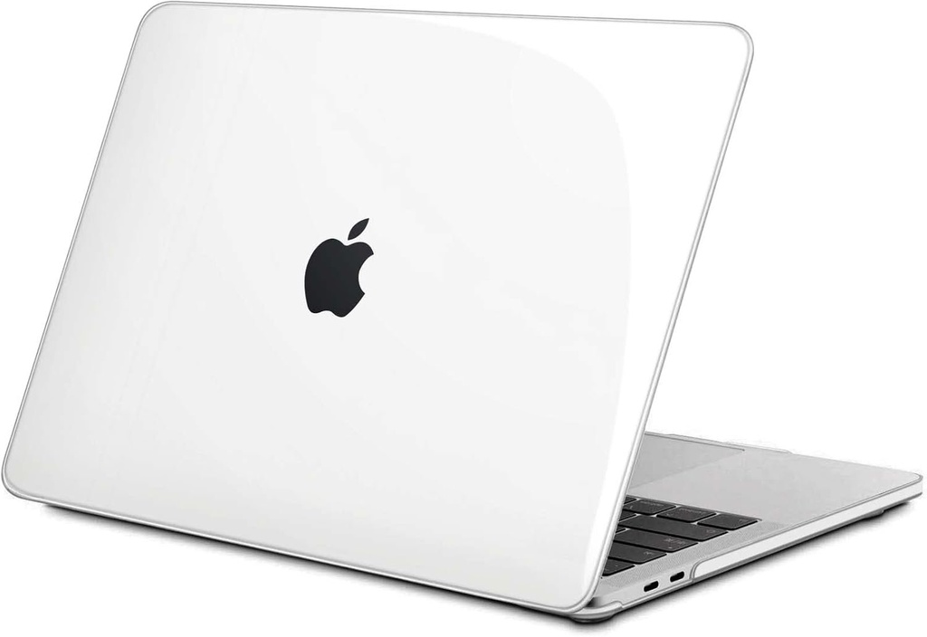 Husa TECOOL compatibila cu MacBook Pro 16 inchi 2019 cu bara tactila (A2141), carcasa rigida de protectie ultra-subtire transparenta, transparenta