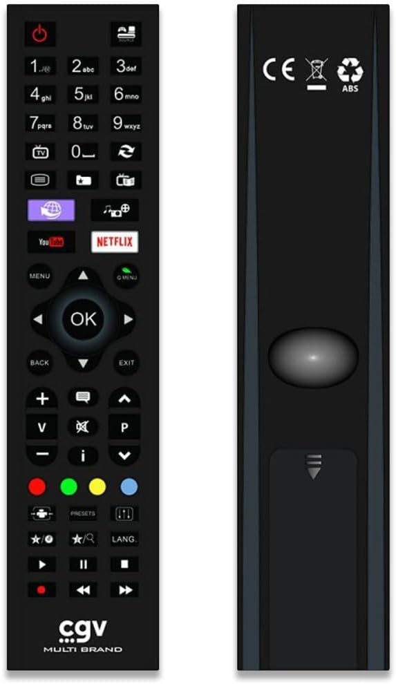 Telecomanda universala TV Fidelio MM fara PROGRAMARE pentru televizoare AYA, Bluesky, First Line, Grandin, Hitachi, Proline, Qilive, Schaub-Lorenz, Schneider, Selecline, Techwood...