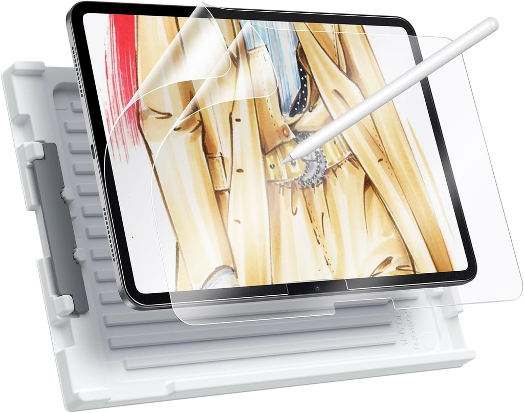 ESR 2-Pack Paper-Feel Screen Protector pentru iPad Air 13 inch M3/M2 (a 7-a/a 6-a generatie, 2025/2024), scrie si deseneaza ca pe hartie, subtire si receptiva, usor de aplicat, suprafata mata