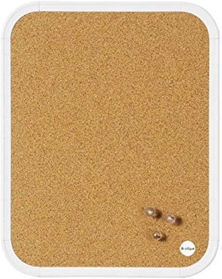 Bi-Office CLK010101 Placa de pluta Easy, cadru din plastic, 216 x 279 mm, culoare pluta, alb pluta