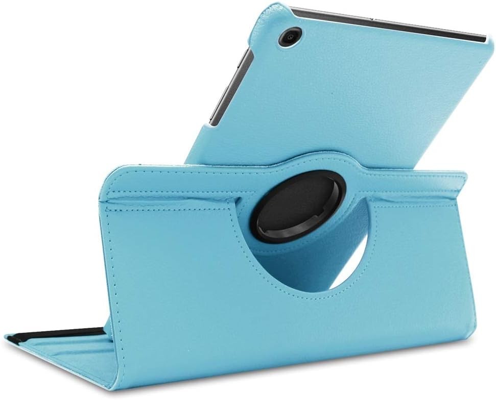 Husa KATUMO pentru Samsung Galaxy Tab A 10.1 2019 (SM-T510/T515) Husa inteligenta ultra-subtire Husa de protectie din piele cu clapeta rotativa pentru tableta Samsung 10.1" 2019, Sky Blue