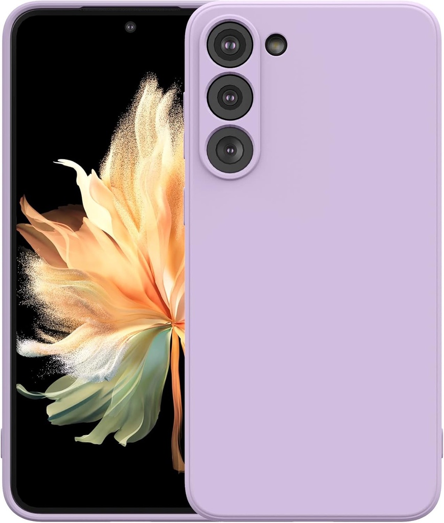 Husă Cresee pentru Samsung Galaxy S23 de 6,1 inchi, husă TPU pentru telefon mobil cu [protecție cameră] [strat interior moale] husă de protecție subțire husă antișoc pentru Galaxy S23 (2023) liliac