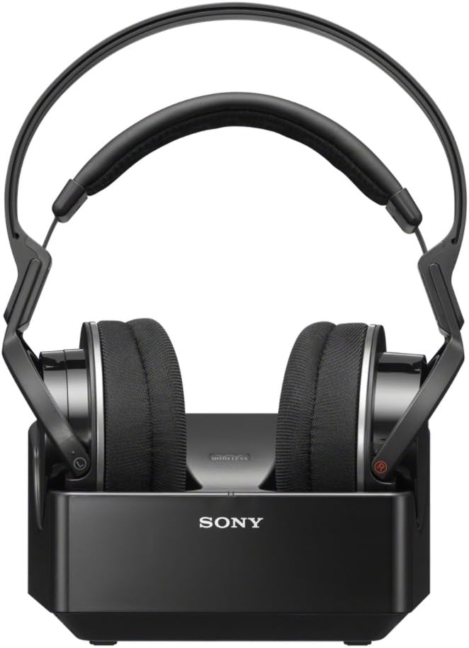 Sony MDR-RF855RK Căști tradiționale digitale UHF, negru, Uni