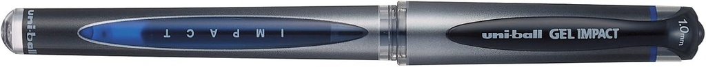 Pixuri cu role cu impact gel uni-ball UM-153S. Vârf cu bilă premium lat de 1,0 mm pentru scriere super lină și luare de note. Cerneală Uni Super rezistentă la decolorare și apă. 12 Albastru + 1 x Gel Exclusiv Stick