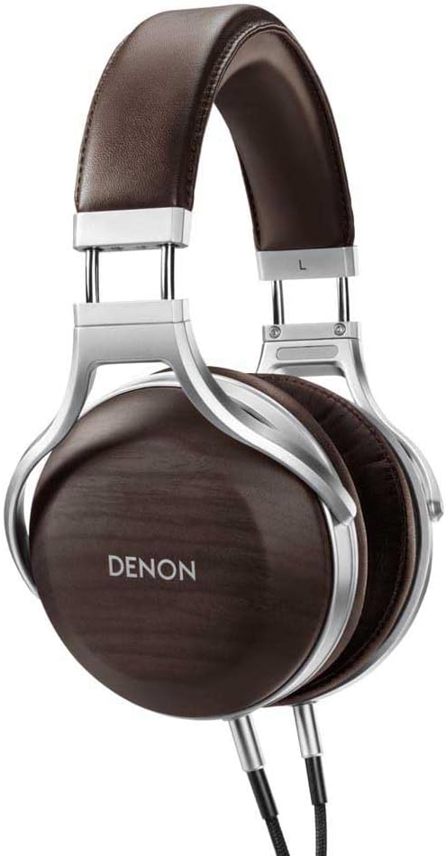 Căști DENON AH-D5200, lemn de zebră, mărime unică