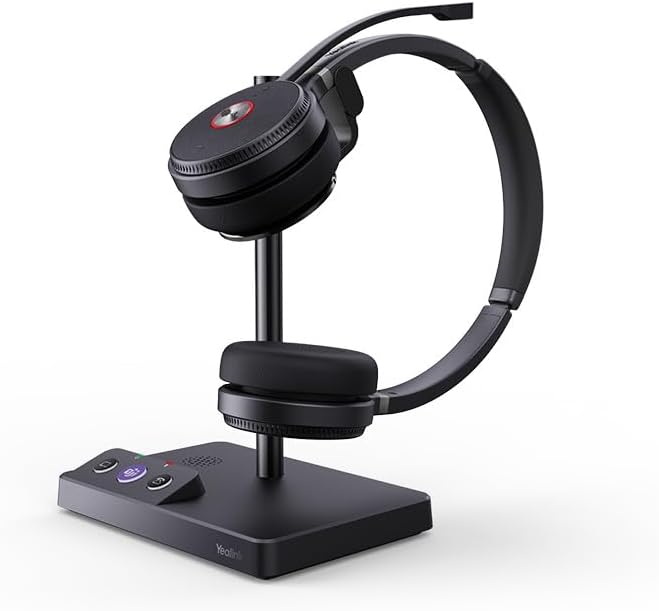 Căști Yealink DECT WH62 Dual UC, negru