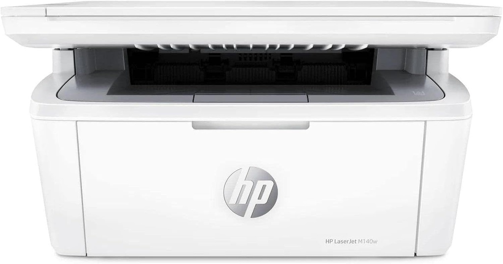HP LaserJet M140w - Imprimantă laser all-in-One - Monocrom - 2 luni de cerneală instantanee incluse (fotocopiere, scanare, imprimare, A4, HP Smart, Wi-Fi)