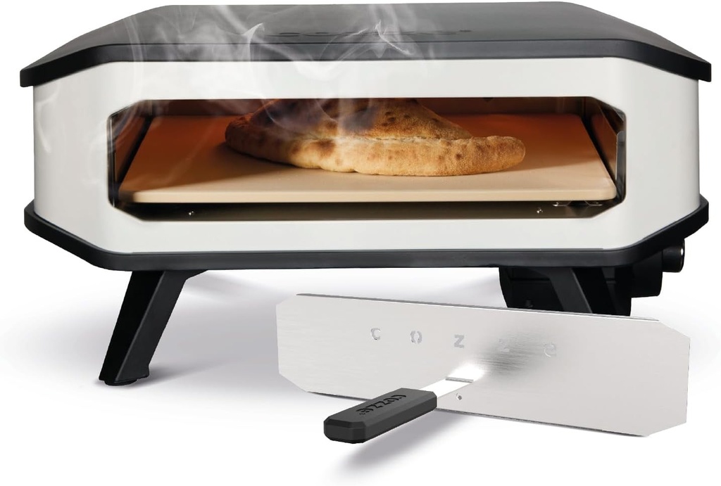 Cuptor electric pentru pizza Cozze(R) 17" cu piatra pentru pizza si usa din fata 230 V/2200 W