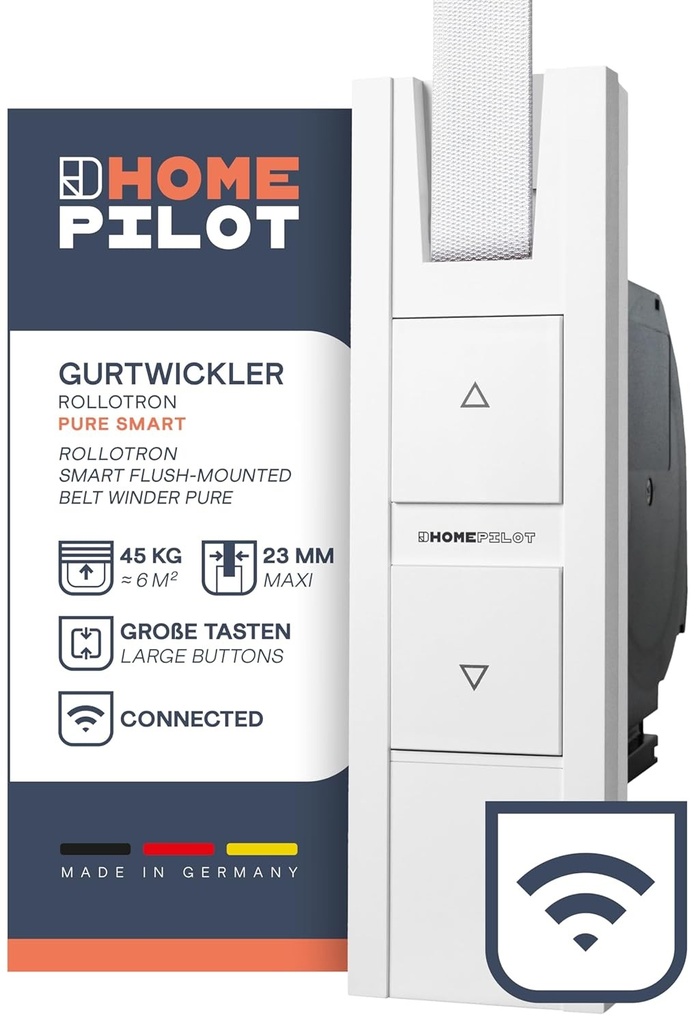 Home Pilot - Control inteligent incorporat pentru rulouri pentru rulourile Pure. Control vocal | Ruloul inteligent | Instalare rapida - 10122345