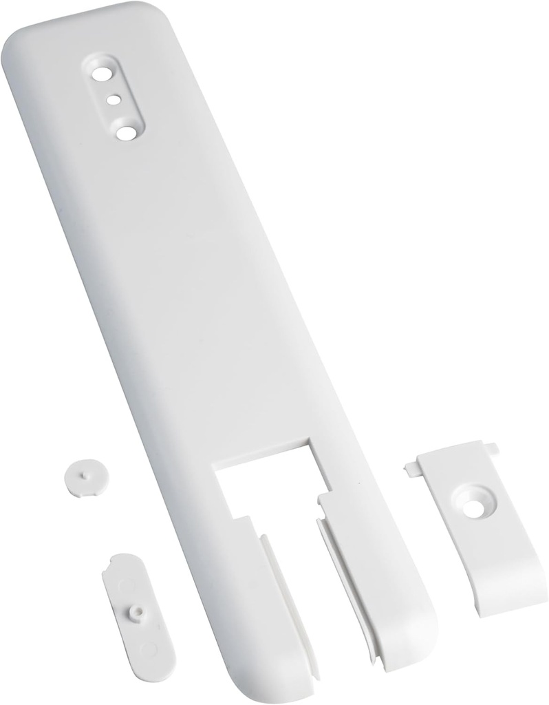 BAUHELD(R) Cureaua de acoperire a ruloului fara indepartare a curelei [1 bucata] - Panou de acoperire maxi incastrat din plastic [Distanta intre gauri 185 - 215 mm] - Placa de acoperire pentru rulouri