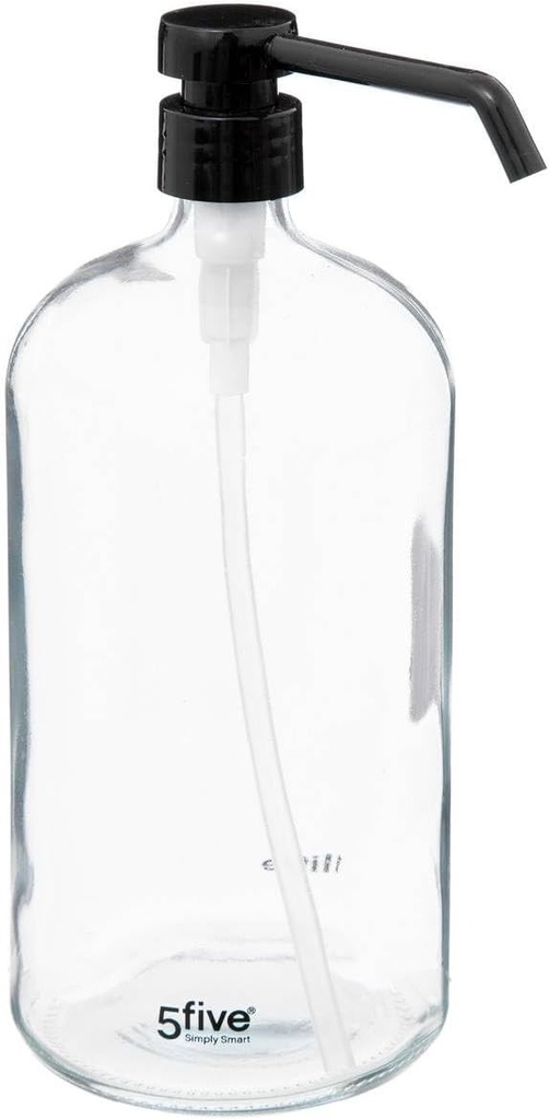 5five - dozator de sapun transparent de 1 litru