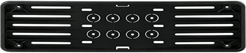 Suport pentru placuta de inmatriculare Lampa 19921 din polipropilena, negru, dimensiuni: 375 x 125 mm
