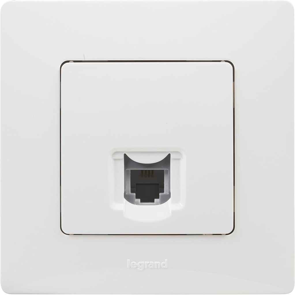 Legrand 396442 Priza telefonica RJ11 din gama monobloc Niloe, mecanism complet, alb