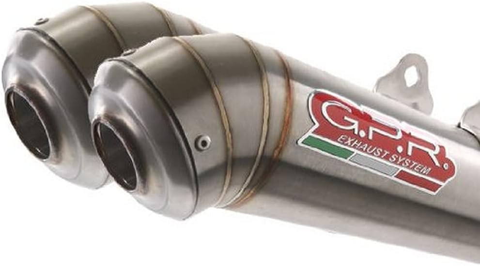 Evacuare GPR Italia - D.87.PC Pereche de tobe de esapament omologate cu teava de legatura Compatibila cu DUCATI STREETFIGHTER 1100 2009/12 Fast Can Powercone