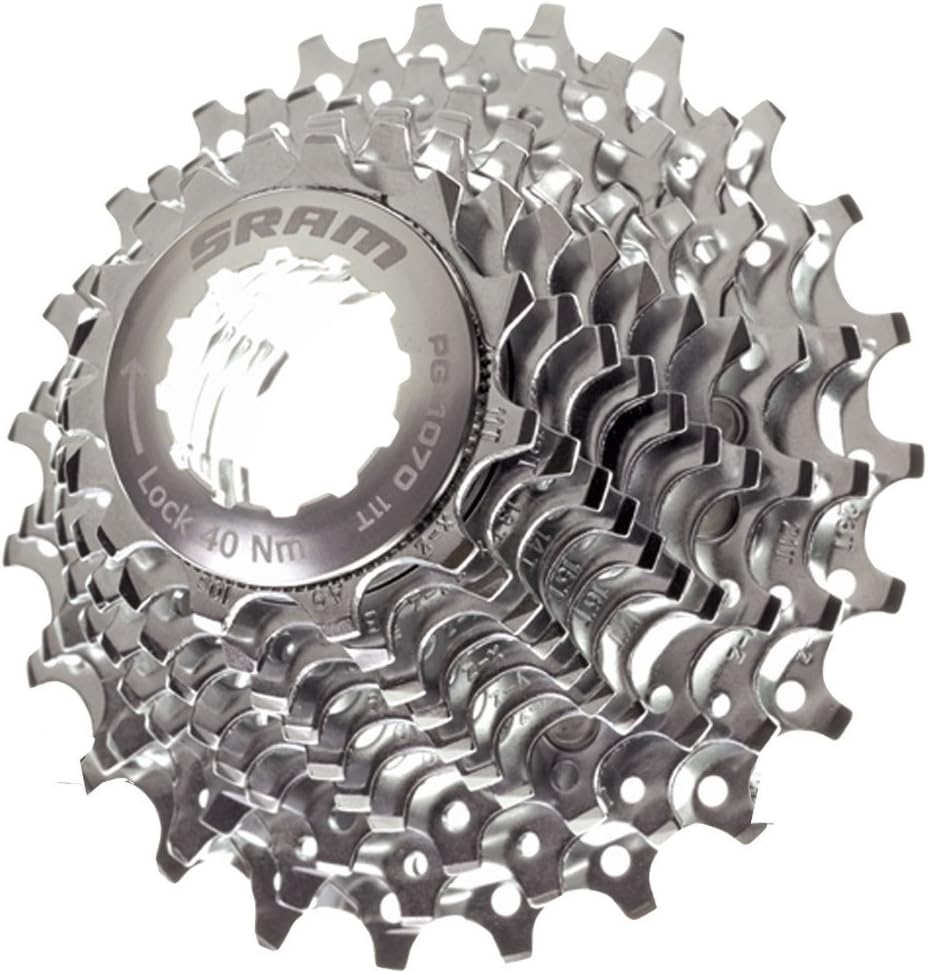 Casetă SRAM PG 1070 cu 10 viteze, argintiu, 12-32 dinți