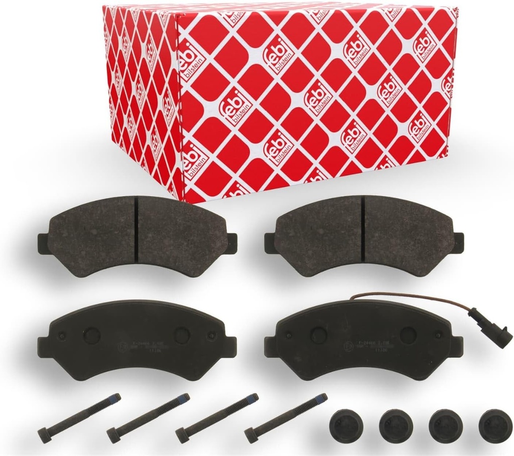 febi bilstein 16840 placute frana cu material de prindere, 1 unitate