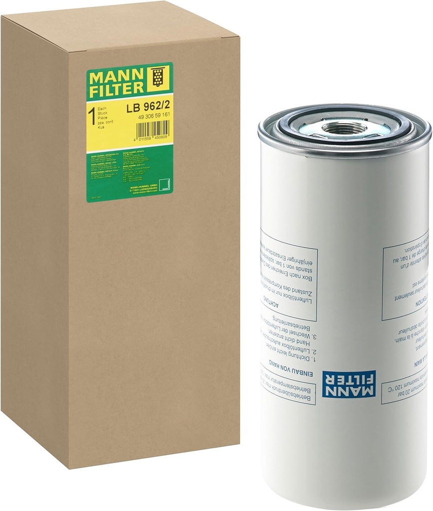 MANN-FILTER LB 962/2 - Separator de aer și ulei - Pentru mașini industriale, agricole și de construcții