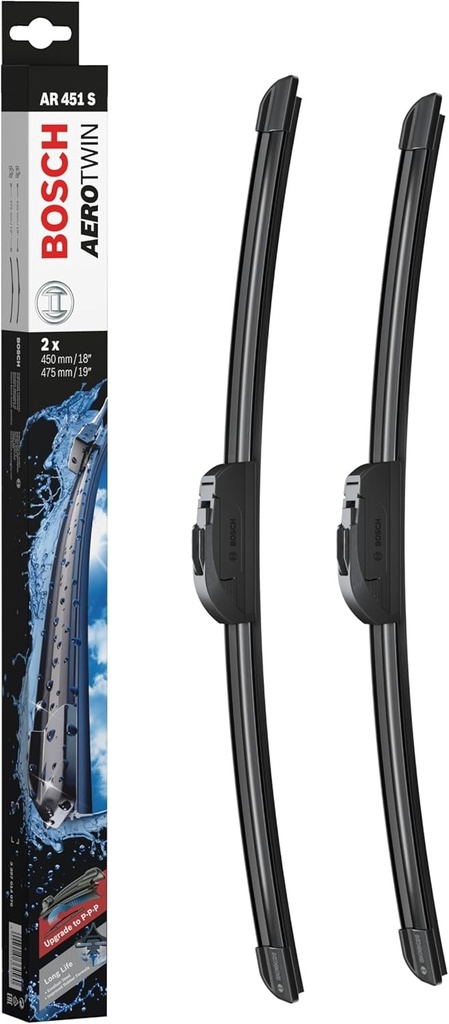 Lame stergatoare Bosch Aerotwin AR451S, lungime: 450 mm/475 mm - set pentru parbriz