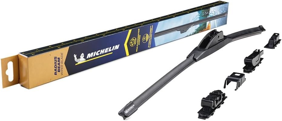 Stergatoare de parbriz Michelin 450MM Radius Premium fara cadru cu design curbat - 1 lama de stergator de parbriz fata