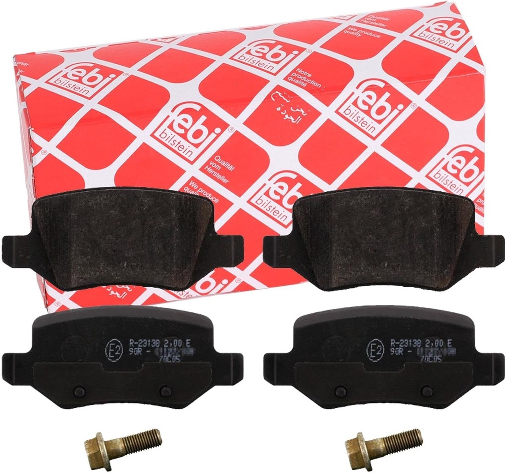 febi bilstein 16525 set placute frana cu suruburi, 1 bucata