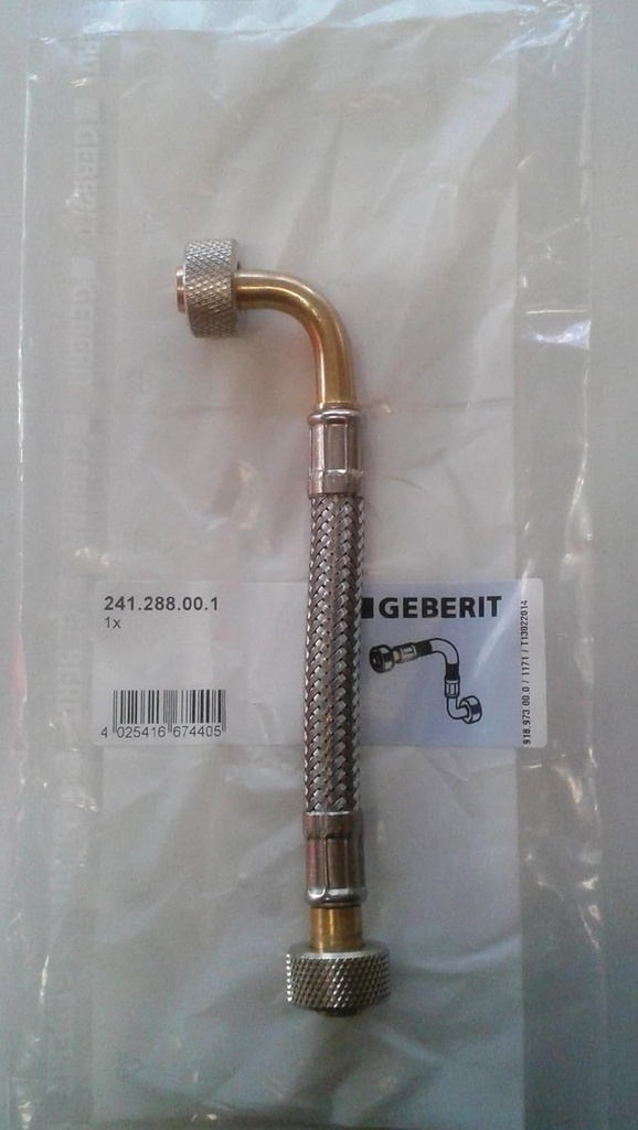 Geberit 241.288.00.1 Furtun flexibil pentru rezervor, gri