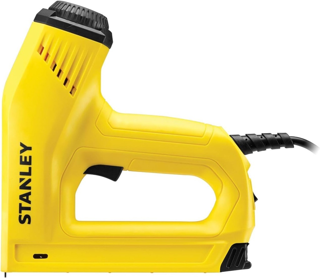 Pistol electric de capsare/cuiee Stanley Heavy Duty 0-TRE550, fișă galbenă din Marea Britanie