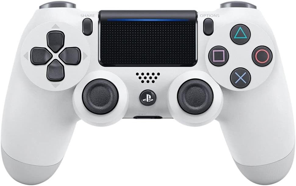 PlayStation 4 - Controller Dualshock 4 Wireless V2, Standard Bianco (Glacier White).