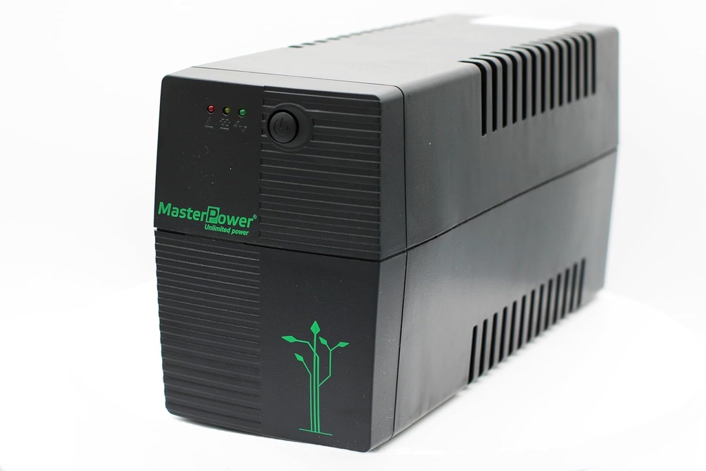 Master Power, 650 VA UPS, 360 W tensiune de ieșire constantă, 2 prize Schuko