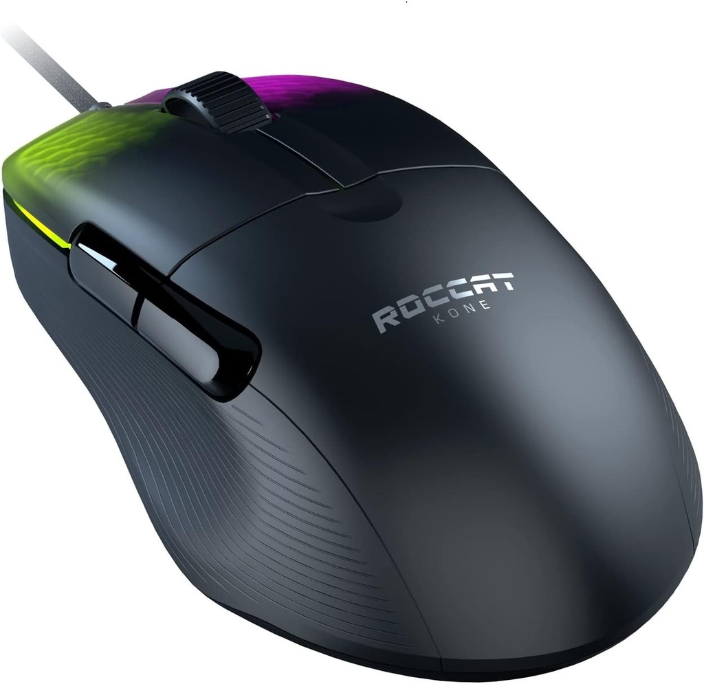 Roccat Kone Pro - Mouse de gaming ergonomic de înaltă performanță, Negru