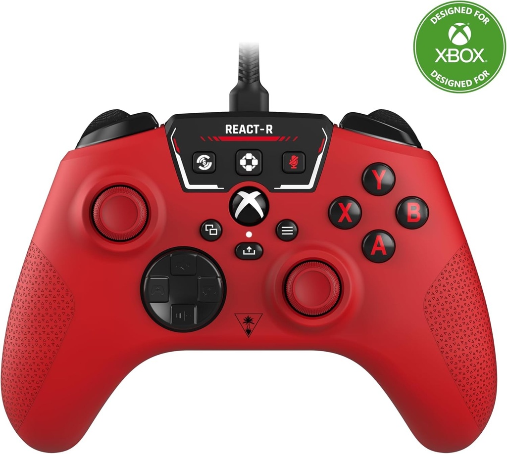 Controller fir Turtle Beach REACT-R Controller Red - Xbox Series X|S, Xbox One si PC